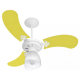 Ventilador de Teto 40cm Turbo Delta 130W 3 Velocidades Luz 220v