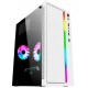 Gabinete Gamer Mid Tower RGB Lateral Acrilico Branco