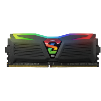 PLACA DE MEMORIA RAM P/ PC GEIL 8GB 3000MHZ DDR4 SUPER LUCE   - PRETA