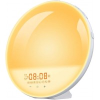 Radio Relogio Luz de Despertador Alarme Duplo FM Luz Noturna
