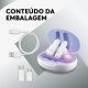 Fone de Ouvido Sem Fio Logitech Quatro Microfone Compativel Console