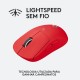 Mouse Gamer Sem fio 25.600 DPI Logitech 5 Botoes