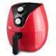 Fritadeira Eletrica Air Fryer 1500W Multilaser 4L Vermelha 220v
