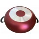 Panela Frigideira Redonda Wok 6L Antiaderente Tampa Vidro