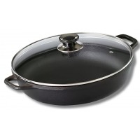 Panela Ca&ccedil;arola 30cm Ferro Fundido 4.3L Preta