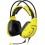 Fone de Ouvido Gamer com Fio 105db RGB com Microfone Yellow