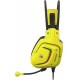 Fone de Ouvido Gamer com Fio 105 db RGB Microfone Amarelo