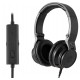 Fone de Ouvido com Fio HP Microfone Integrado Preto