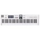 Teclado Arturia 61 Teclas Display 8 Pads Branco
