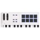 Teclado Arturia 61 Teclas Display 8 Pads Branco