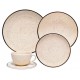 Jogo de Jantar 20 Peças Oxford Porcelana Bege
