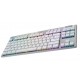 Teclado Gamer Sem Fio Logitech Mecanico RGB Compacto Branco 