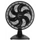 Ventilador de Mesa 2X1 Arno 140W 30 Velocidades 6 Pas Preto