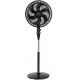 Ventilador de Mesa 2X1 Arno 140W 30 Velocidades 6 Pas Preto