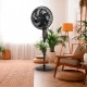 Ventilador de Mesa 2X1 Arno 140W 30 Velocidades 6 Pas Preto