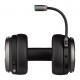 Fone de Ouvido Gamer Sem Fio RGB Corsair 109 db Surround 7.1 Preto