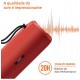 Caixa de Som Portatil Basike Bluetooth Led RGB 50W A prova dAgua