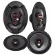 Kit 4 Alto Falante 50W Bomber 6X9 Polegadas Triaxial e Quadriaxial