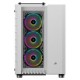 GABINETE CRYSTAL GAMER RGB LATERAL VIDRO CORSAIR BRANCO