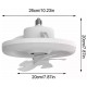 Lampada Led Ventilador de Teto 48W Ajustavel Soquete E27 Branca