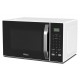Micro Ondas Philco 33L Limpa Facil 1400W Branco e Preto