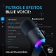 Microfone Gamer Dinamico Logitech USB Super Cardioide
