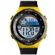 Relogio Masculino Digital 48mm Skmei Preto e Amarelo