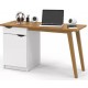 Mesa Escrivaninha 142cm Office 1 Porta MDF 1 Gaveta