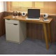 Mesa Escrivaninha 142cm Office 1 Porta MDF 1 Gaveta