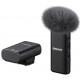 Microfone Sem fio Profissional Sony para Camera Preto