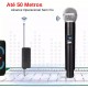 Microfone Sem Fio Duplo Profissional Bateria Recarregavel