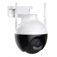 Camera Seguran&ccedil;a 4MPx Wifi PTZ Visao Noturna Branca