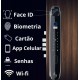 Fechadura Eletronica Smart Wifi Usmart Reconhecimento Facial Preta