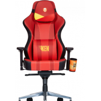 Cadeira Gamer Cooler Master Reclinavel Apoio Braços Cabeça Vermelha