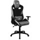 Cadeira Gamer Aerocool Giratoria Almofada Lombar Cinza