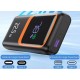 Carregador Portatil Power Bank 20.000 mAh Turbo USB Preto