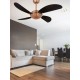 Ventilador de Teto 4 Pas Volare Cobre 127v Pas Preta
