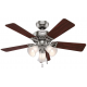 Ventilador de Teto 106cm 3 Velocidades Hunter Fan 162W com Lampadas