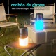 Caixa de Som Portatil 5W RGB Bluetooth SD Resistente Agua
