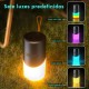 Caixa de Som Portatil 5W RGB Bluetooth SD Resistente Agua