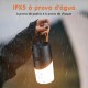 Caixa de Som Portatil 5W RGB Bluetooth SD Resistente Agua