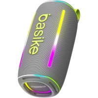 Caixa de Som Portatil 30W RGB Basike Bluetooth A prova dAgua