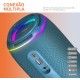 Caixa de Som Portatil 30W RGB Basike Bluetooth A prova dAgua