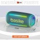 Caixa de Som Portatil 30W RGB Basike Bluetooth A prova dAgua