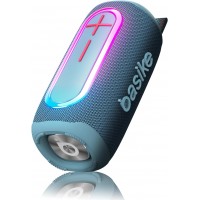 Caixa de Som Portatil 20W Basike RGB Bluetooth A prova dAgua