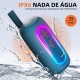 Caixa de Som Portatil 20W Basike RGB Bluetooth A prova dAgua