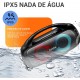 Caixa de Som Portatil 60W Basike RGB Bluetooth A prova dAgua
