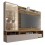 Painel Suspenso TV ate 70 com 3 Gavetas Porta Vidro Ellegance Star
