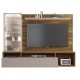 Painel Home Suspenso TV ate 70 Polegadas 3 Gavetas 2 Portas Vidro