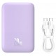 Carregador Portatil Power Bank 6000mAh 20W MagnSafe Turbo Lilas